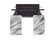 Uptowne Two Light Bathroom Lighting in Dark Granite (200|132-DG-549)