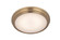 X66 flushmounts LED Flushmount in Satin Brass (46|X6613-SB-LED)