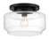 Peri One Light Flushmount in Flat Black (46|X3112-FB)