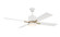 Teana 52'' Ceiling Fan in White/Satin Brass (46|TEA52WSB4)