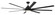 Rush 84 84'' Ceiling Fan in Flat Black (46|RSH84FB8)