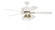 Pro Plus 104 52'' Ceiling Fan in White/Satin Brass (46|P104WSB5-52WWOK)