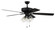 Pro Plus 104 52'' Ceiling Fan in Flat Black (46|P104FB5-52FBGW)