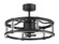Alexis 18'' Ceiling Fan in Flat Black (46|ALS24FB3)