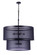 Mesh Nine Light Pendant in Flat Black (46|58999-FB)