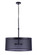 Mesh Four Light Pendant in Flat Black (46|58994-FB)