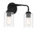 Stowe Two Light Vanity in Flat Black (46|56002-FB)