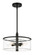 Hailie Four Light Pendant in Flat Black (46|55694-FB)