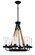 Homestead Six Light Outdoor Chandelier in Espresso (46|52026-ESP)