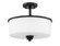 Bolden Two Light Convertible Semi Flush in Flat Black (46|50552-FB-WG)