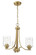 Bolden Three Light Chandelier in Satin Brass (46|50523-SB)