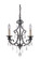 Bentley Three Light Chandelier in Matte Black (46|38923-MBK)
