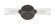 Modina LED Linear Wall Sconce in Espresso (46|38002-ESP)