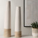 Ivory Sands Vases, S/2 in White Ceramic (52|18156)