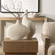 Duostacked Vases, S/2 in Matte White (52|18140)