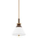 Staton One Light Pendant in Patina Brass/Bronze (67|F4212-PBR/BRZ)