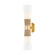 Mica Two Light Wall Sconce in Aged Brass (428|H709102-AGB)