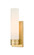 Downtown Urban One Light Wall Sconce in Brushed Brass (405|617-1W-BB-G617-11WH)