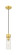 Downtown Urban One Light Mini Pendant in Satin Gold (405|617-1P-SG-G617-8SDY)