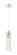 Downtown Urban One Light Mini Pendant in Polished Nickel (405|617-1P-PN-G617-11SCL)