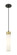 Downtown Urban One Light Mini Pendant in Black Antique Brass (405|617-1P-BAB-G617-11SWH)