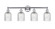 Edison Four Light Bath Vanity in Polished Chrome (405|616-4W-PC-G559-5SDY)