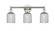 Edison Three Light Bath Vanity in Polished Nickel (405|616-3W-PN-G559-5SM)