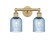 Edison Two Light Bath Vanity in Brushed Brass (405|616-2W-BB-G559-5BL)