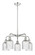 Downtown Urban Five Light Chandelier in Polished Chrome (405|516-5CR-PC-G559-5SDY)