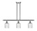 Ballston Three Light Island Pendant in Brushed Satin Nickel (405|516-3I-SN-G559-5SDY)