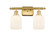 Ballston Two Light Bath Vanity in Satin Gold (405|516-2W-SG-G559-5GWH)