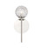 Barrington One Light Wall Sconce in Polished Nickel (405|320-1W-PN-G320-5CL-PN)