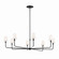 Pallas Eight Light Chandelier in Black (12|52521BK)