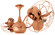 Vent-Bettina 42'' Ceiling Fan in Brushed Copper (101|VB-BRCP-MTL)