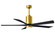 Patricia-5 60'' Ceiling Fan in Brushed Brass (101|PA5-BRBR-BK-60)