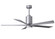 Patricia-5 60'' Ceiling Fan in Brushed Nickel (101|PA5-BN-BW-60)