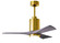 Patricia-3 42'' Ceiling Fan in Brushed Brass (101|PA3-BRBR-BW-42)
