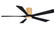 Irene-5HLK 60'' Ceiling Fan in Light Maple Tone (101|IR5HLK-LM-BK-60)