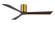 Irene-3H 60'' Ceiling Fan in Brushed Brass (101|IR3H-BRBR-WA-60)