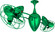 Ar Ruthiane Ceiling Fan in Esmeralda (101|AR-GREEN-MTL)