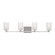 Parker Four Light Wall / Bath in Brushed Steel (1|GLV1034EN/BS)