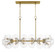 Winter 12 Light Island Chandelier in Soft Brass (7|3659-695)