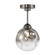 Neveh One Light Semi Flush Mount in Gun Metal (29|N5362-605)