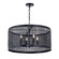 Hatcher Four Light Pendant in Black (16|31224BK)