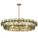 Loren Six Light Chandelier in Weathered Brass (16|21824GNWBR)