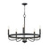 Frankie Five Light Chandelier in Black (16|14495BK)