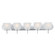 Axis Five Light Bath Vanity in Polished Chrome (16|11385FTPC)