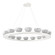Cabochon LED Chandelier in Gilded Brass (404|CHB0093-0D-GB-WL-CA1-L3-MS)