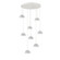 Cabochon LED Pendant in Beige Silver (404|CHB0093-08-BS-WL-C01-L1-WM)