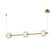 Elysian LED Linear Pendant in Natural Aged Brass (86|E11083-124NAB)